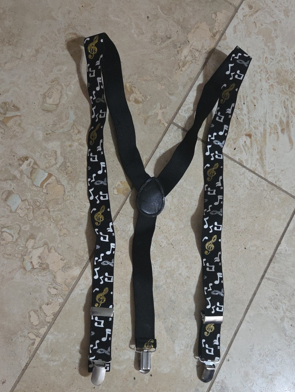 Kids / Youth Music Note Suspenders Adjustable Costume Dress-Up Accessories
